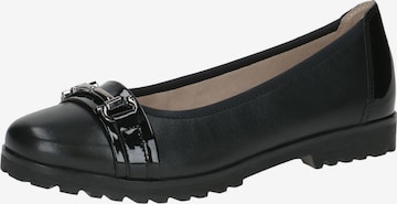CAPRICE Ballerina in Schwarz: Vorderseite