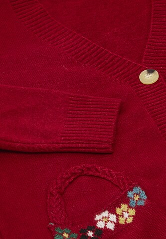 IMMY Knit Cardigan in Red