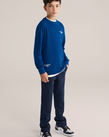 WE Fashion Shirt in Blue: front