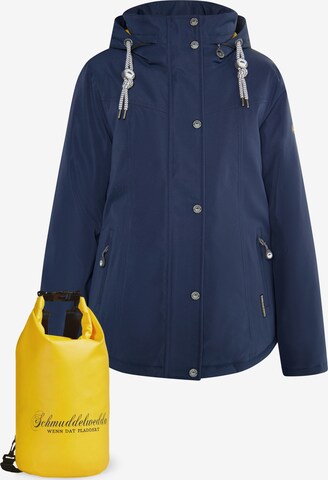 Schmuddelwedda Weatherproof jacket in Blue: front