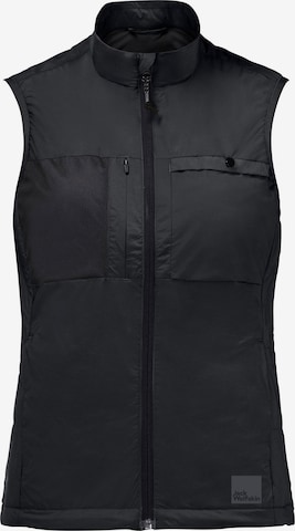 JACK WOLFSKIN Sportbodywarmer 'BIKE COMMUTE INS' in Grijs: voorkant