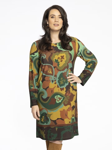 Yoek Dress ' mit Blumenmuster ' in Mixed colors: front
