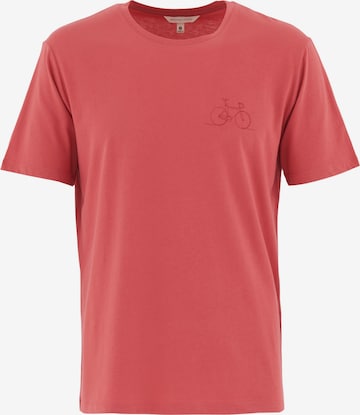 Organication T-Shirt in Rot: Vorderseite