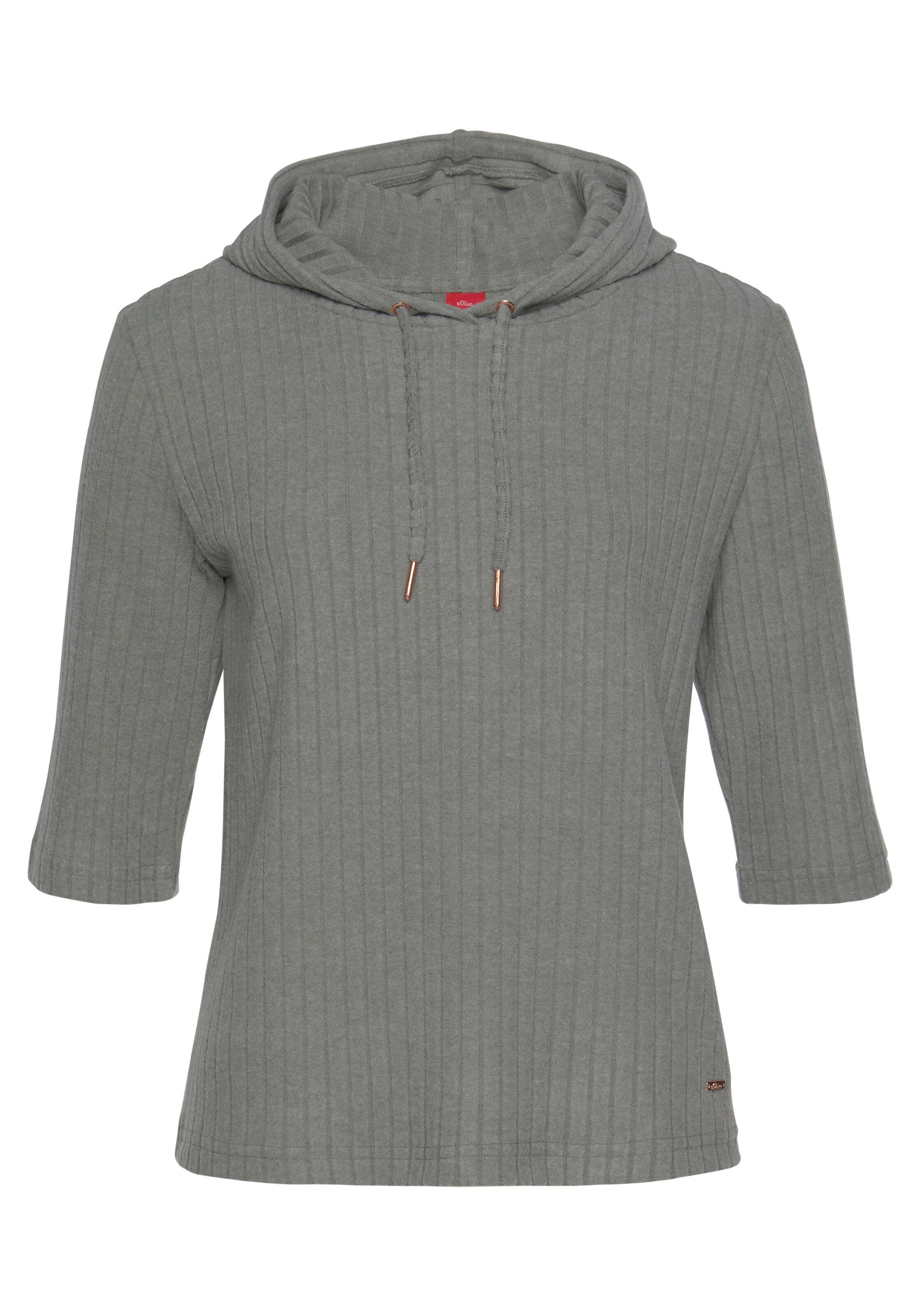s.Oliver Sweatshirt in Grey: front