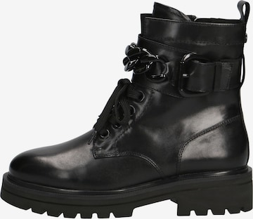 CAPRICE Lace-Up Ankle Boots in Black