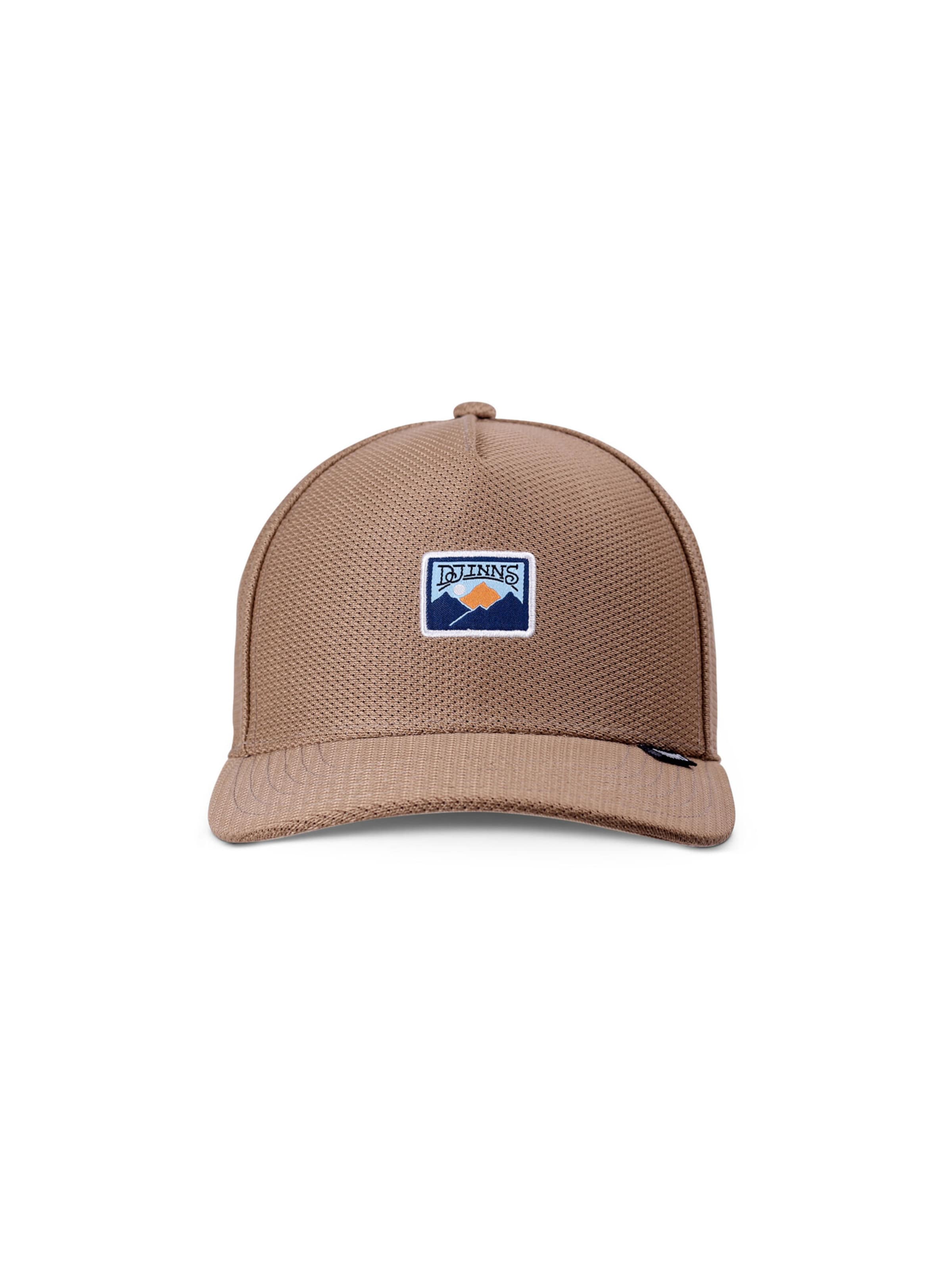 DJINNS Cap 'Perfo Mountain'‌‌‌‌‌‌ in Beige: Vorderseite