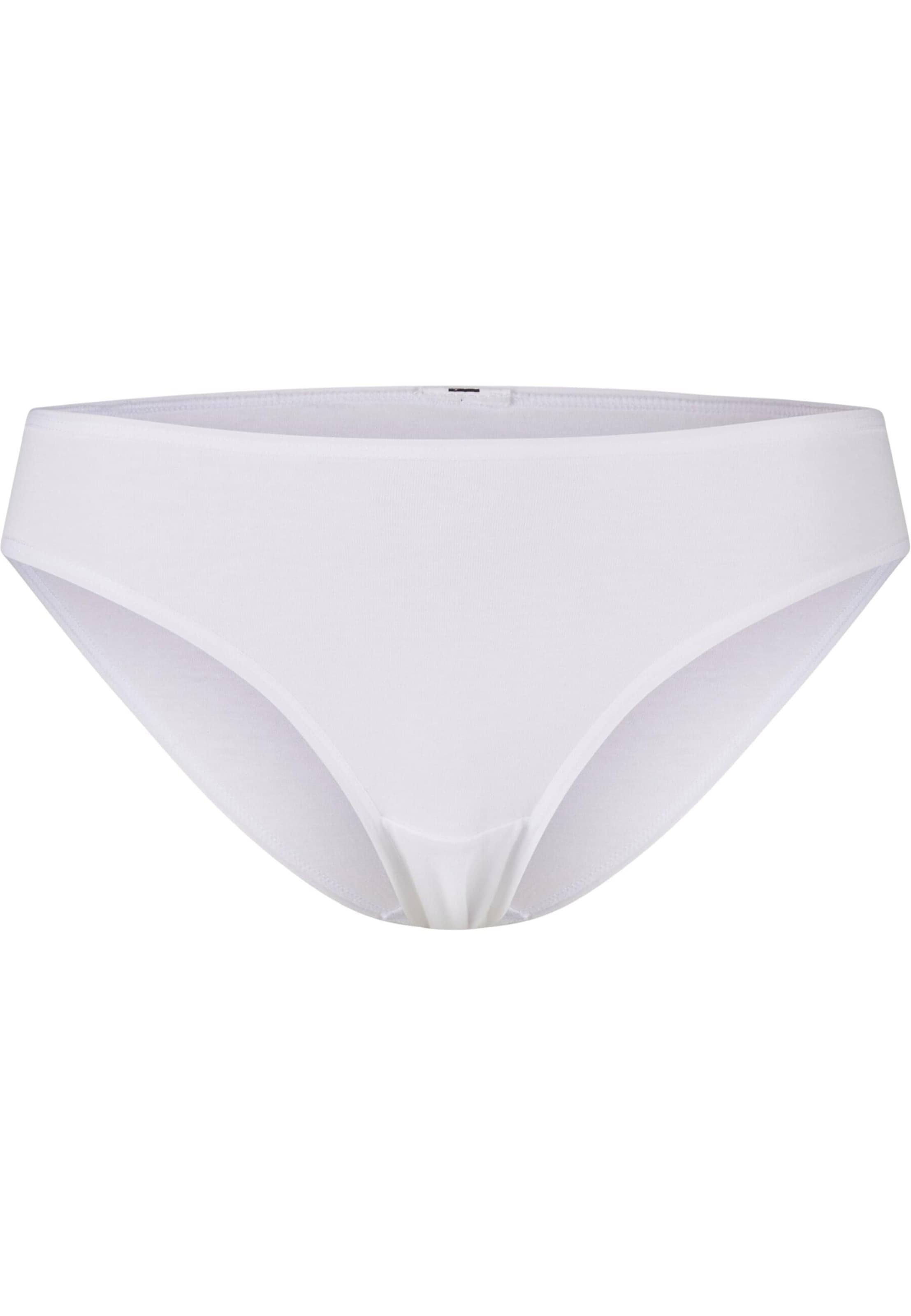 Urban Classics Ladies Basic Cotton Slip 5-Pack ' ' in Schwarz: Vorderseite