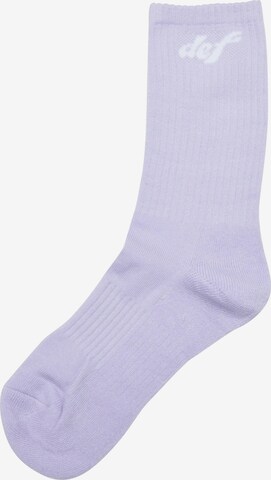 DEF Socks 'Pastel' in Purple: front