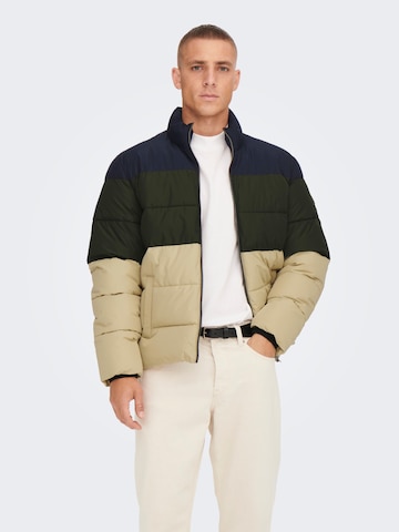 Only & Sons Between-Season Jacket 'Melvin' in Beige: front