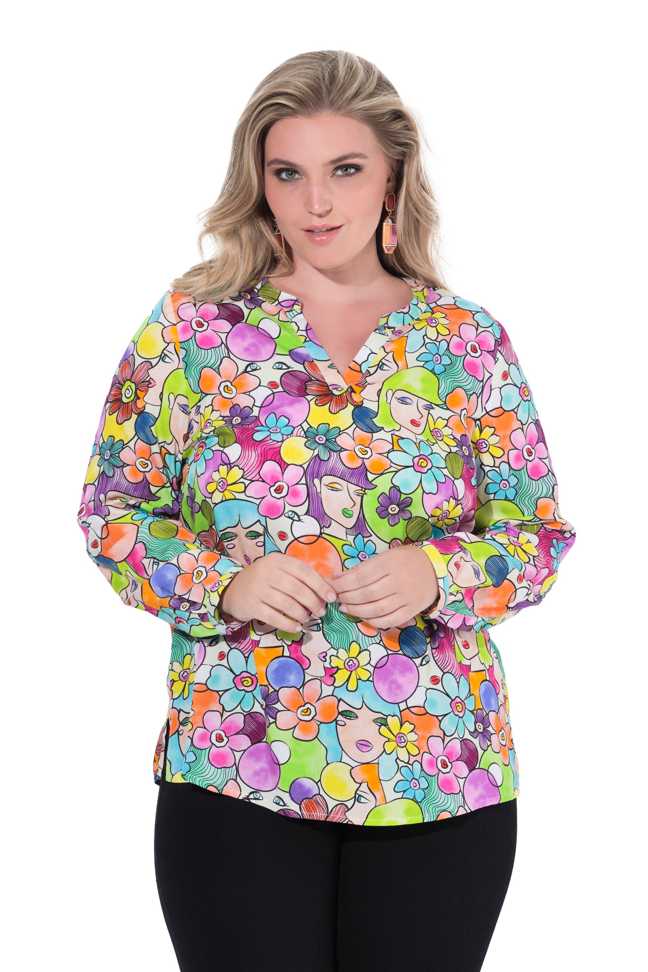 MIAMODA Blouse in Mixed colours: front