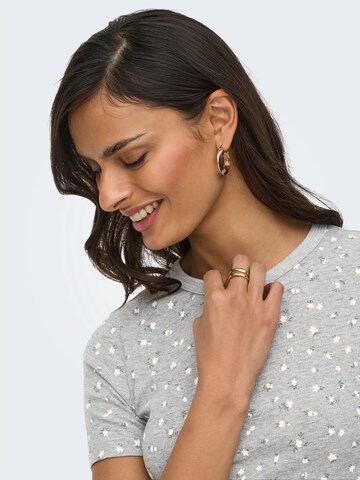 JDY Shirt 'JDYLUCKY' in Grey