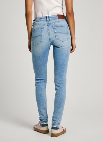 Pepe Jeans Скинни Джинсы в Синий