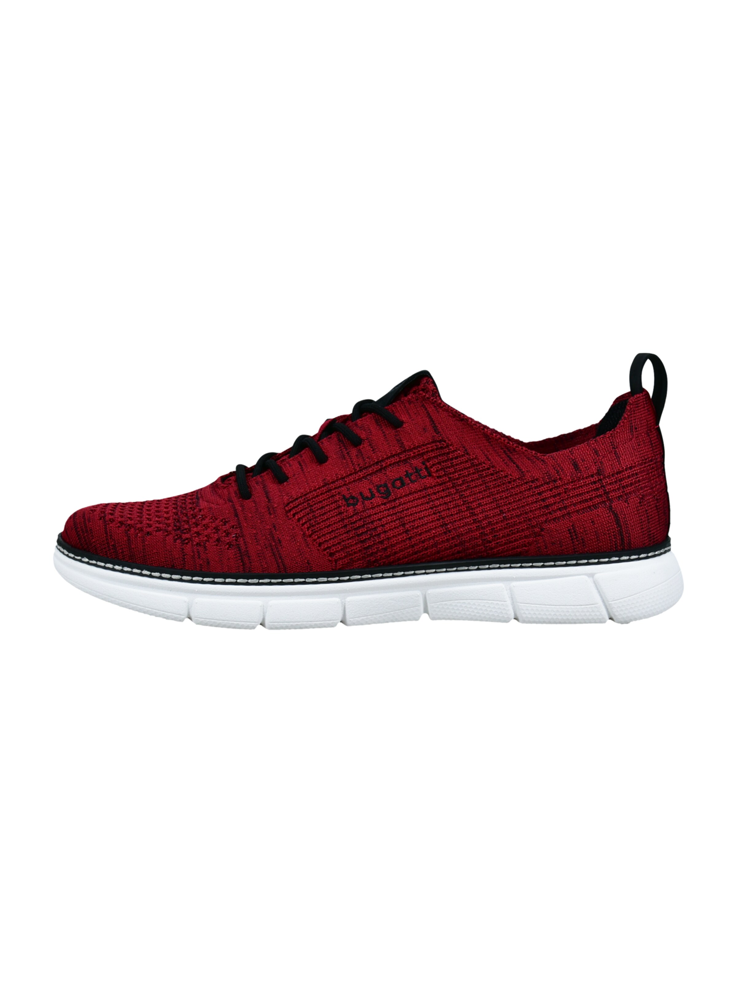 Baskets basses bugatti en rouge