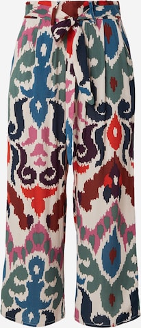 Pantaloni cutați 'Ci44ra' de la Hailys pe alb: față