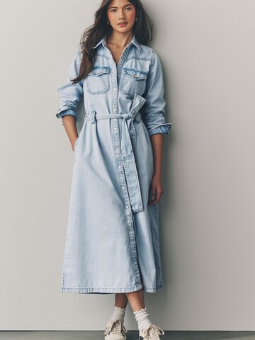 Next Shirt dress in Blue: front