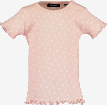 T-Shirt BLUE SEVEN en rose : devant