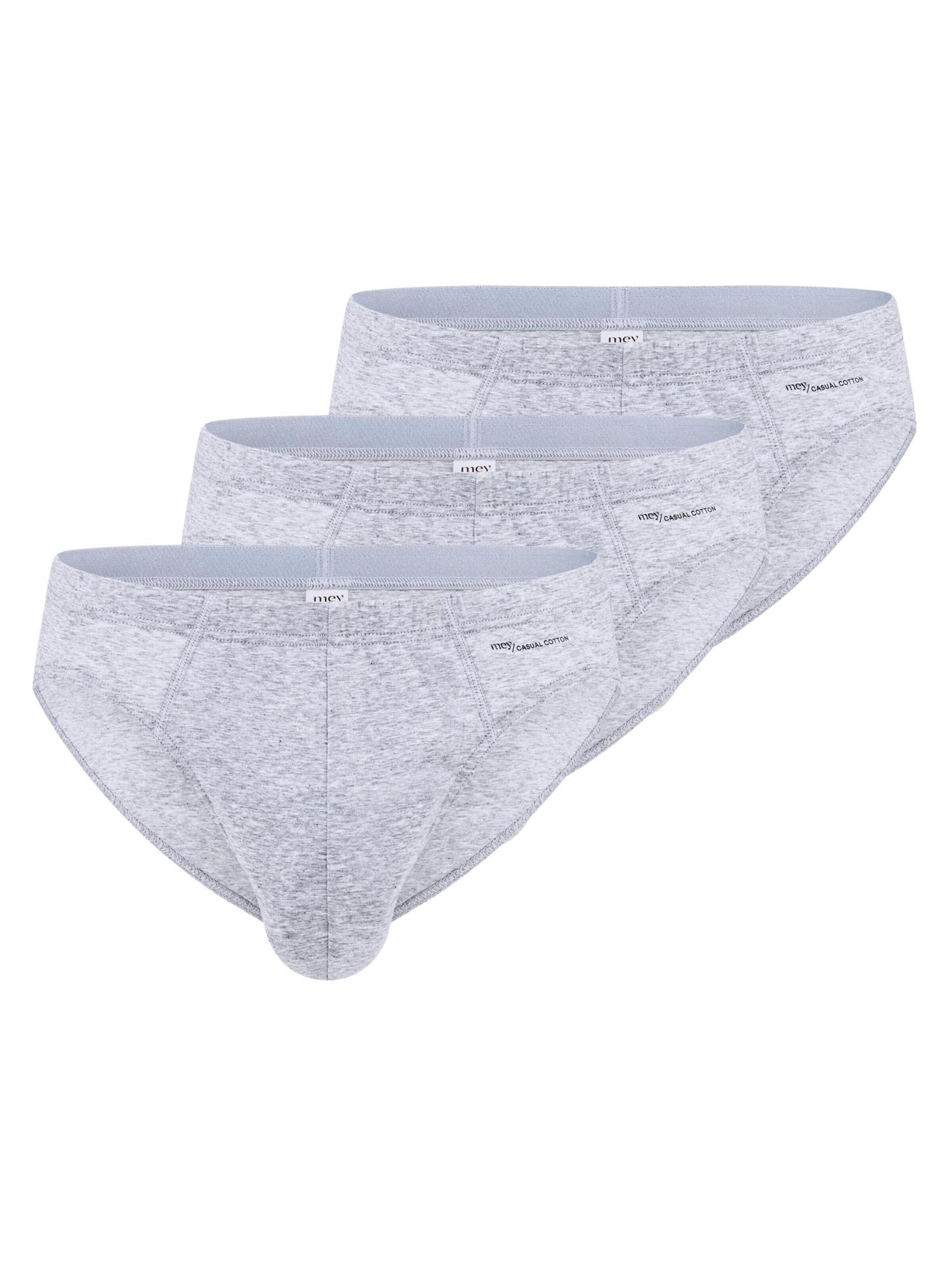 Mey Slip 'Casual Cotton' in Grey: front