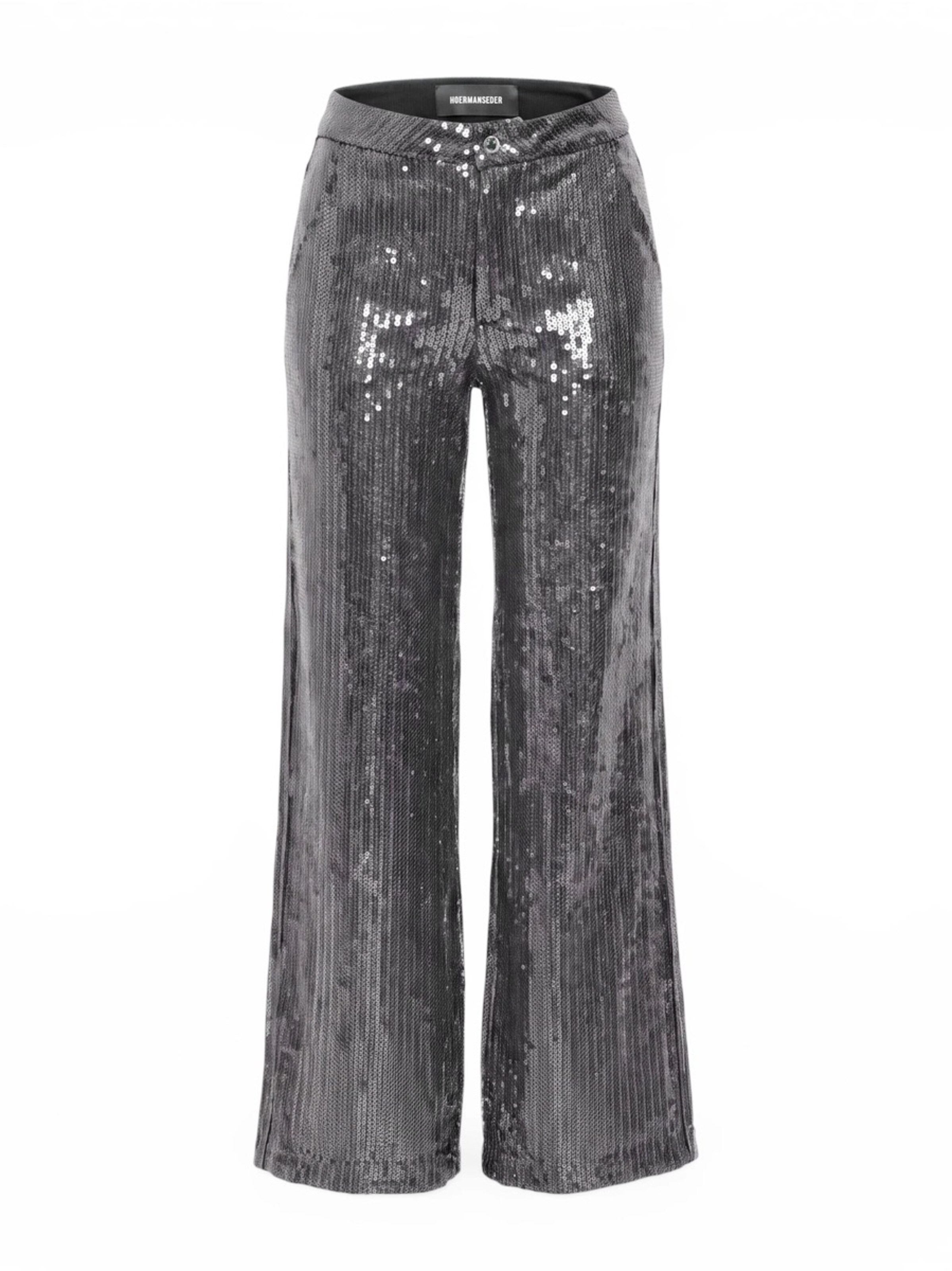 Jeans 'Sequin' di Hoermanseder in grigio: frontale