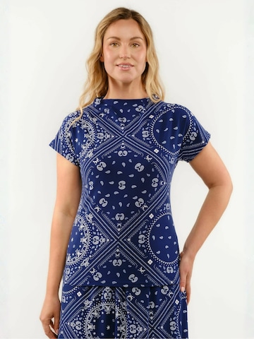 Liberte Essentiel Top ' ALMA ' in Blau: Vorderseite