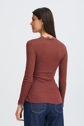 Fransa Shirt 'FRHIZAMOND' in Brown