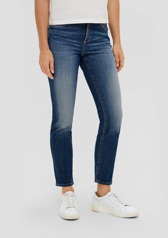 s.Oliver Slimfit Jeans 'Betsy' in Blauw: voorkant