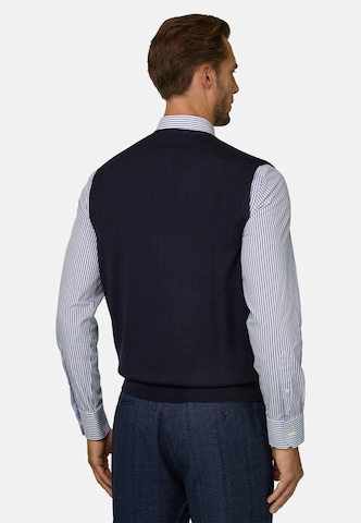 Gilet Boggi Milano en bleu : derrière