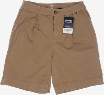 BOSS Black Shorts in XS in Brown: front