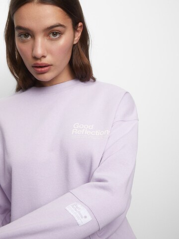 Sweat-shirt Pull&Bear en violet
