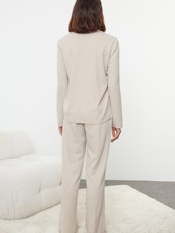 Trendyol Pyjama in Beige