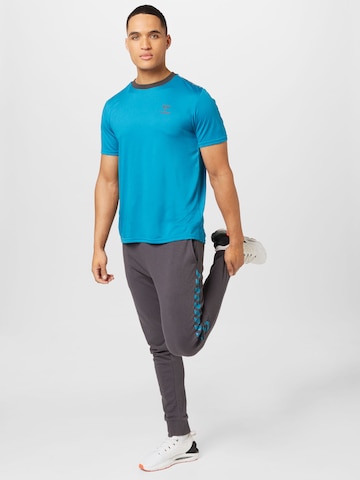 Hummel Tapered Workout Pants 'Staltic' in Grey