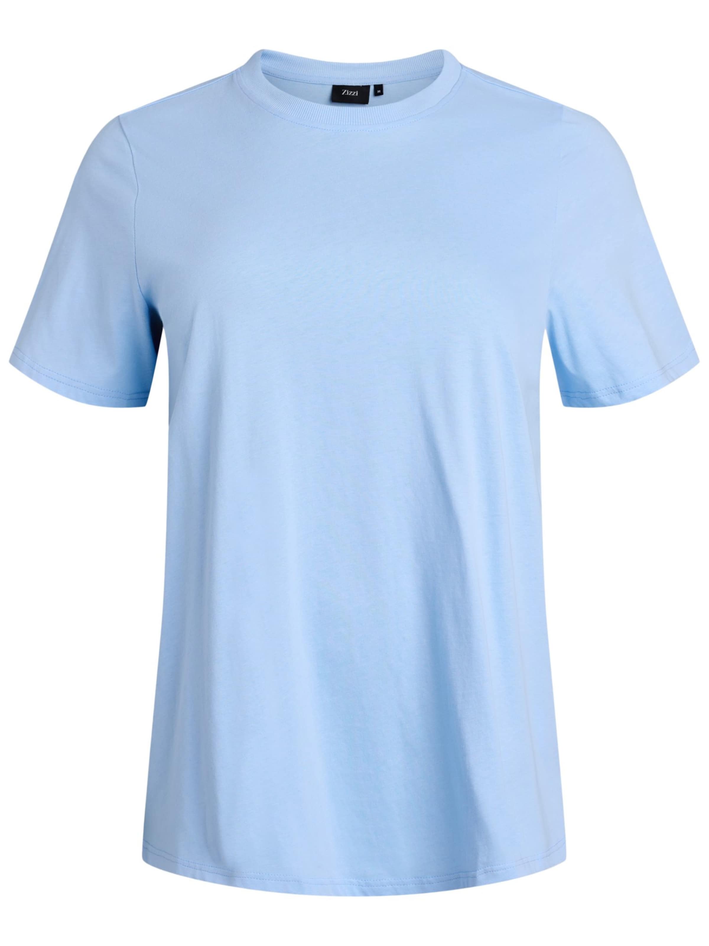 T-shirt 'Charlin' Zizzi en bleu : devant