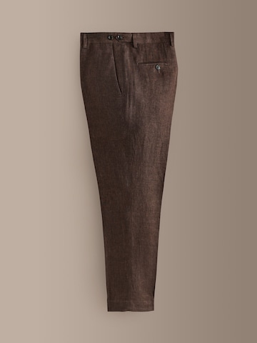 Next Slim fit Trousers with creases in Brown
