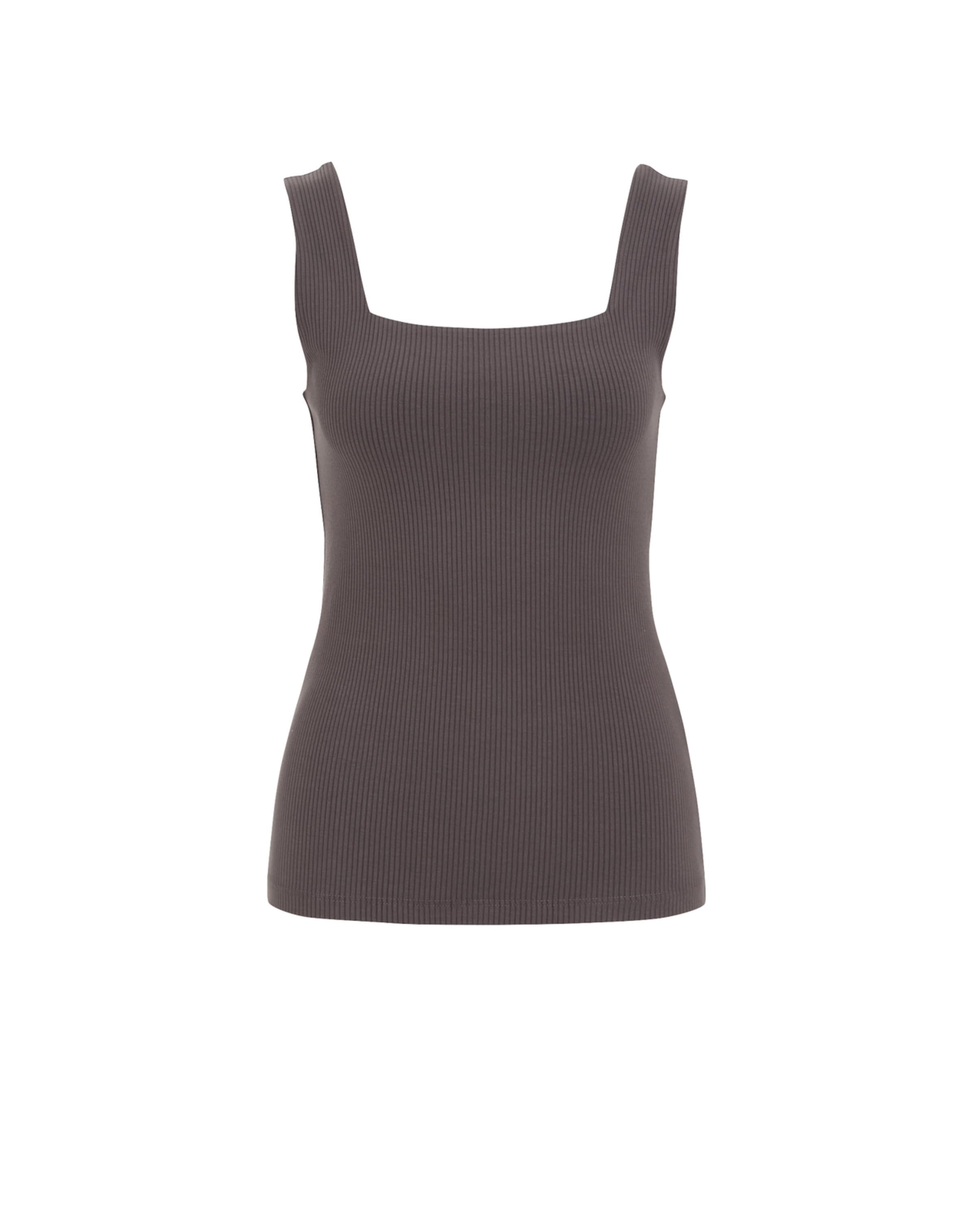 WE Fashion Top in Grau: Vorderseite