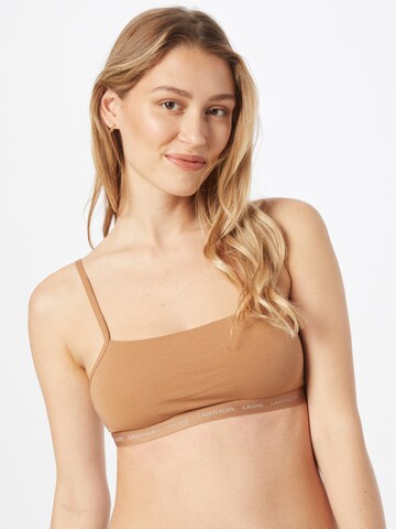 Calvin Klein Underwear Regular Bra in Beige: front