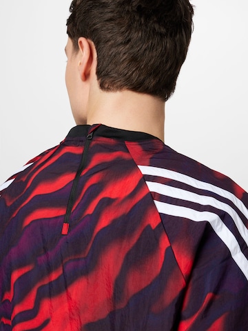 ADIDAS SPORTSWEAR Athletic Sweatshirt 'Future Icons Graphic' in Red