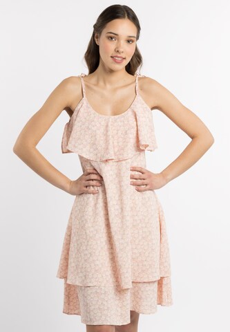 Robe d’été MYMO en rose : devant