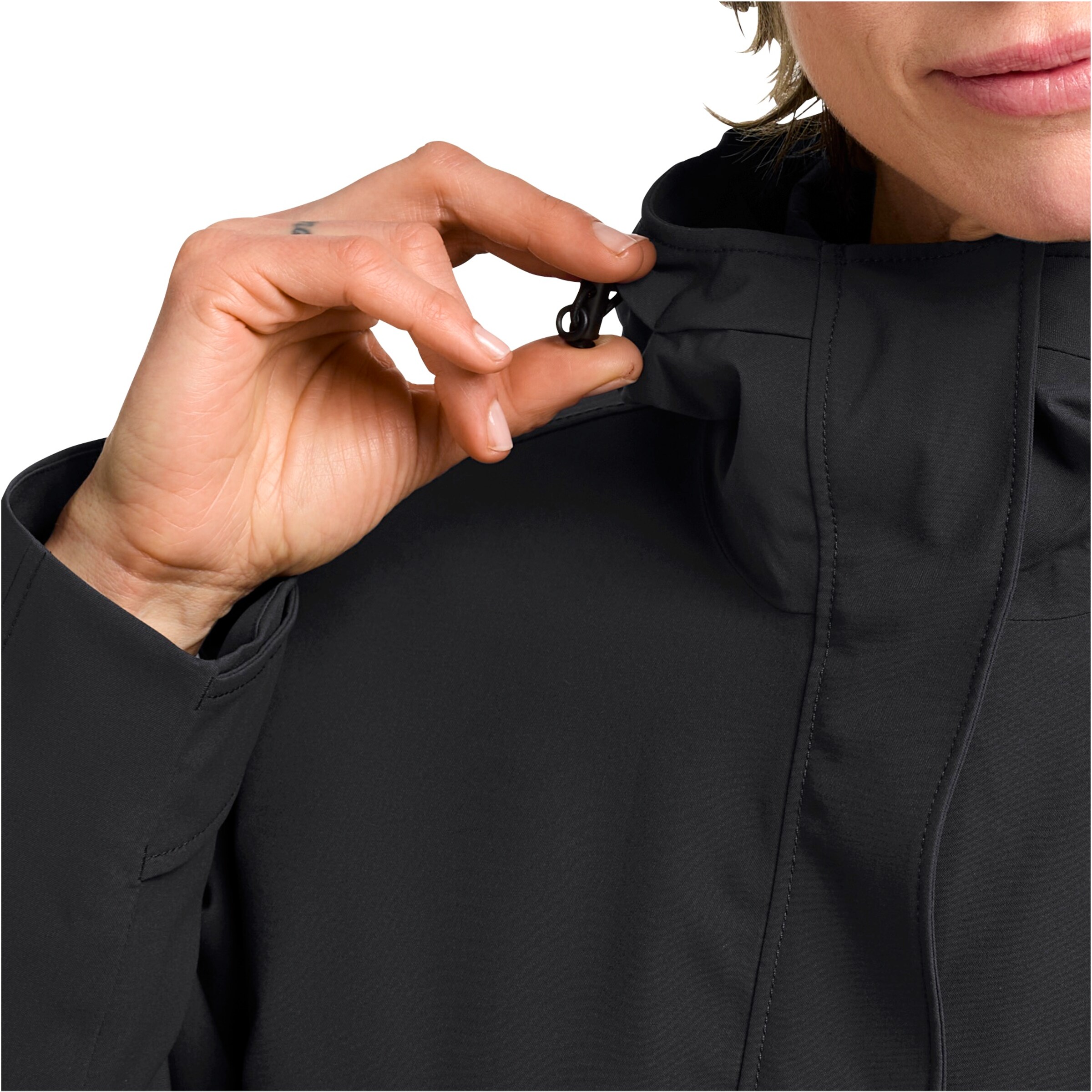 JACK WOLFSKIN Outdoor Coat in Black