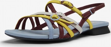 CAMPER Strap Sandals 'Casi Myra Twins' in Yellow: front