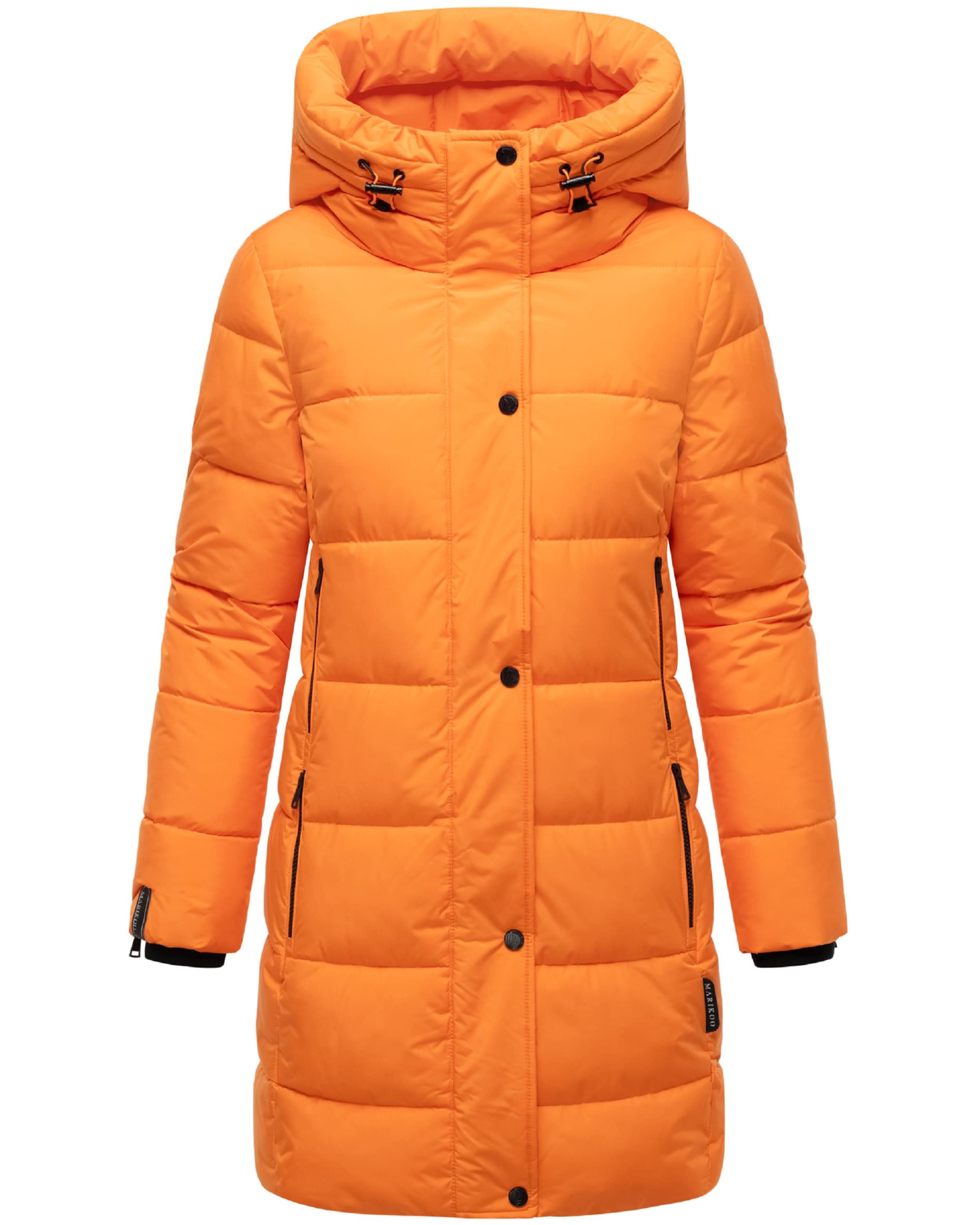 MARIKOO Pitkä talvitakki 'Karumikoo XVI' värissä oranssi: etupuoli