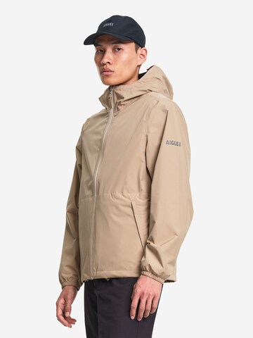 AIGLE Funktionsjakke 'Rainpack 70' i beige