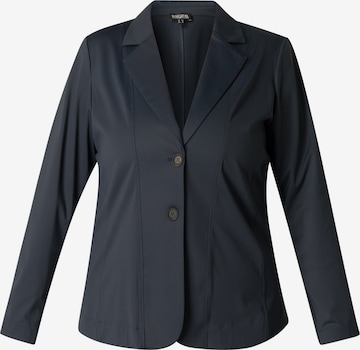 BASE LEVEL CURVY Blazer in Blau: Vorderseite