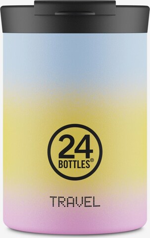 Gourdes 'Travel' 24Bottles en bleu : devant