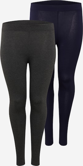 Dorothy Perkins Curve Legíny 'CURVE 2 PACK NAVY AND CHARCOAL LEGGING' - námořnická modř / šedá, Produkt