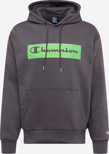 Champion Authentic Athletic Apparel Sweatshirt in de kleur Donkergrijs / Grasgroen, Productweergave