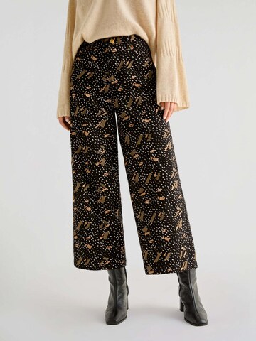 Loosefit Pantalon Scalpers en noir : devant