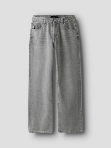 LMTD Wide Leg Jeans 'NLFBett' in Grau
