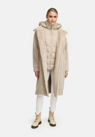 NAVAHOO Wintermantel in Beige
