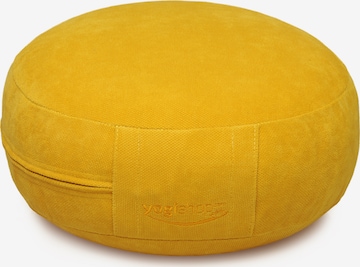 Yogishop Pillow in Yellow: front