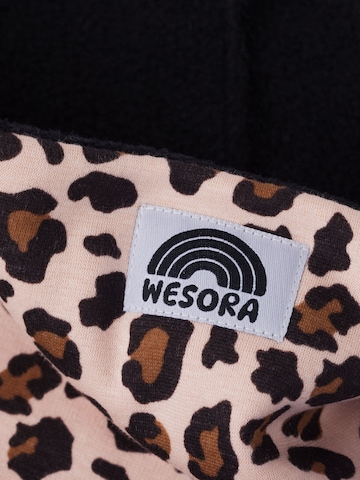 WESORA GmbH Loop scarf 'Printed Neckwarmer Fleece + UV-Schutz' in Beige