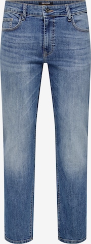 Jean 'WEFT' Only & Sons en bleu : devant
